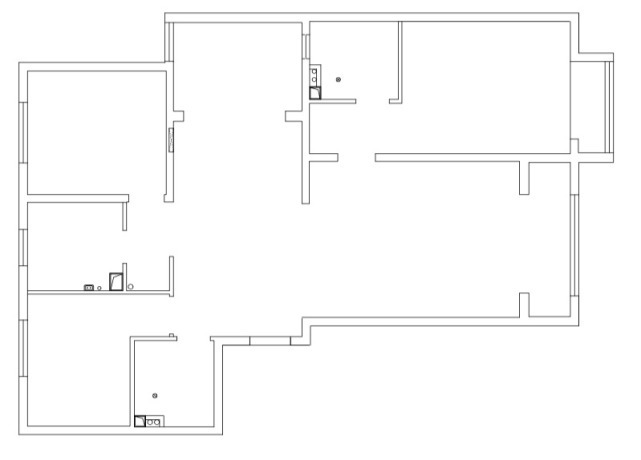 装修|88 ㎡三居室设计，整个空间中北欧风与复古情调兼具