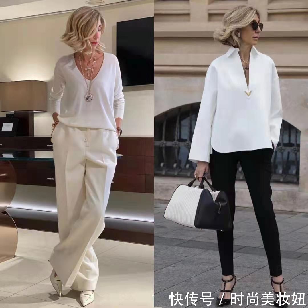 惊艳|50岁普通奶奶太惊艳,相貌平平却很高级,靠穿搭赢得体面