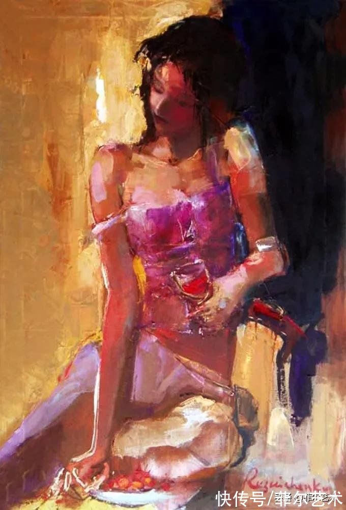 雷兹尼琴科！乌克兰著名画家谢里·雷兹尼琴科人物油画作品欣赏