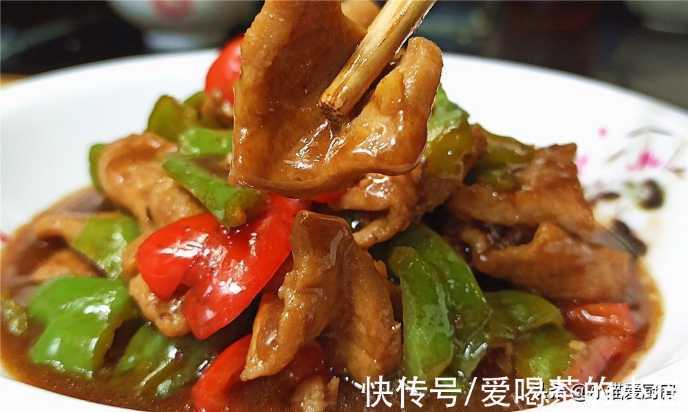 天冷了教你用里脊肉做一道好吃的菜,成菜嫩滑爽口下饭,太香了