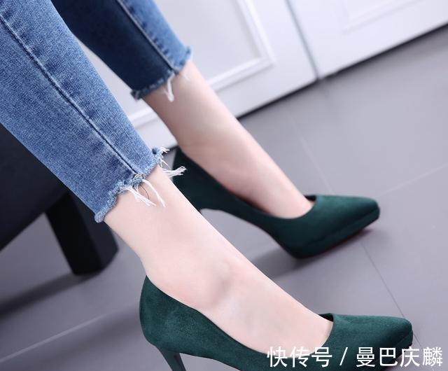 一字扣|性感高跟鞋，女人味十足