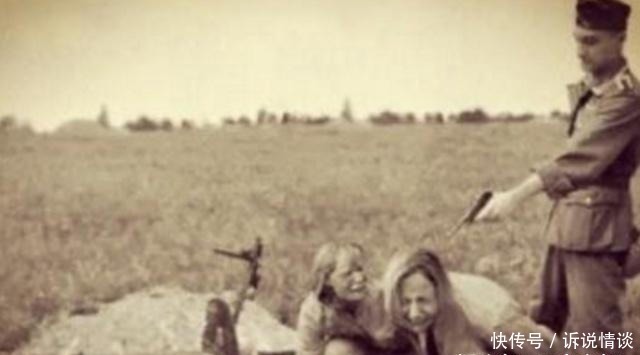 玩笑|德国战士处决苏联女兵的老照片，是历史玩笑