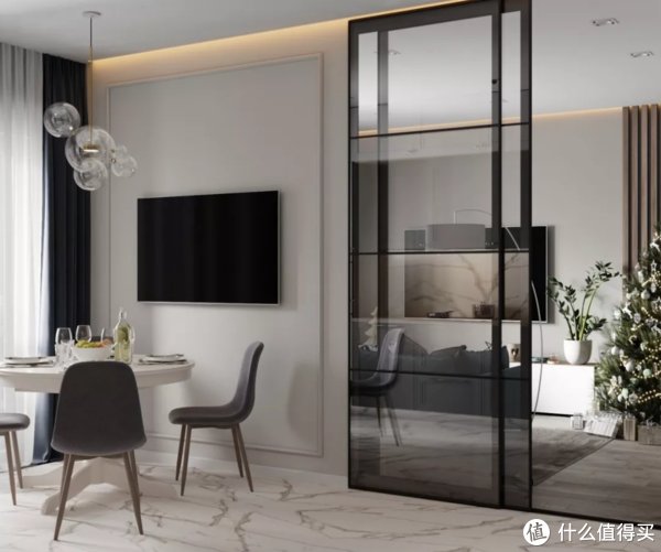 隔断|一扇推拉门，就能提升整屋的气质！让您的家看起来就很贵！