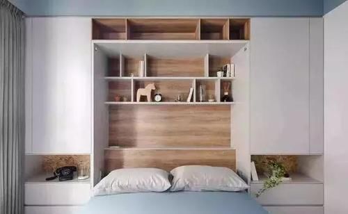 卧室|卧室还放床头柜早过时了,这样设计才好看实用有逼格