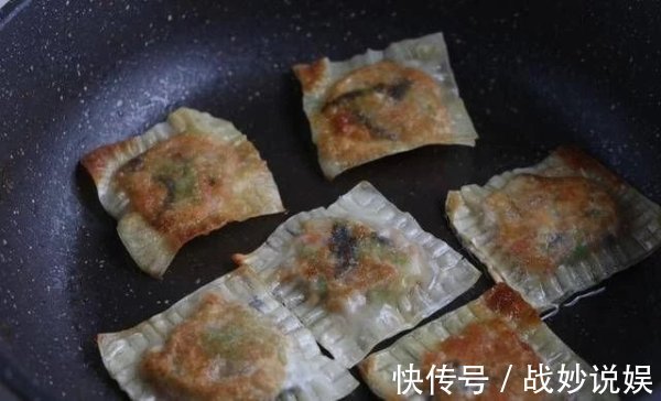 西葫芦|馄饨的皮肤可以让这个美味,早餐最好在锅里煎些馅儿!