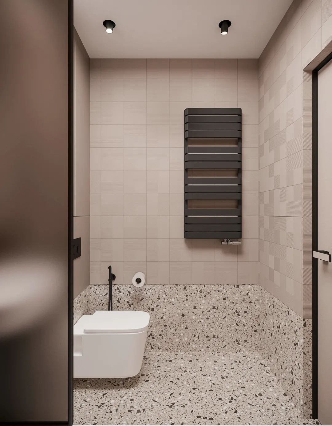 休闲椅|70㎡现代简约,沉稳高级灰,以橙色点缀,营造安静优雅的美