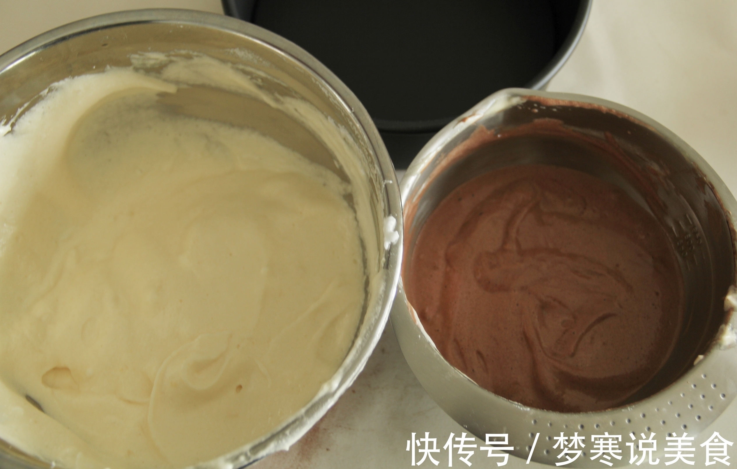 斑马纹戚风面包的制作方法，美味好吃，简单好做