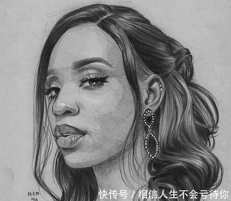 简洁的少女速写,灵动的美!