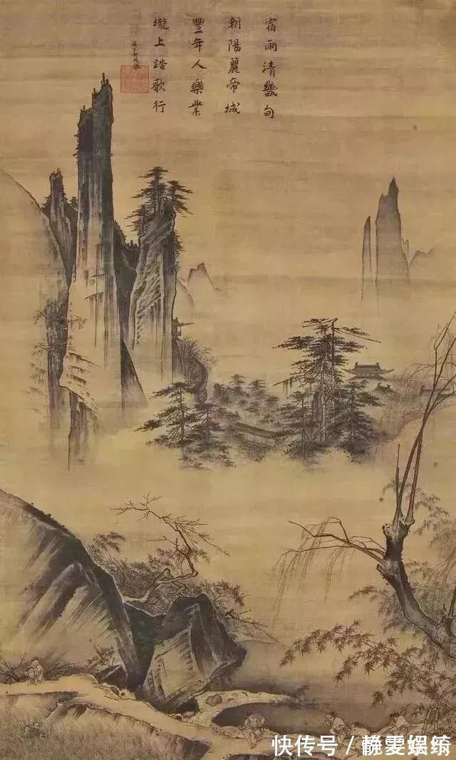 槐荫消夏图$千万别把古画放大,否则你会……哈哈哈哈,笑得胃疼