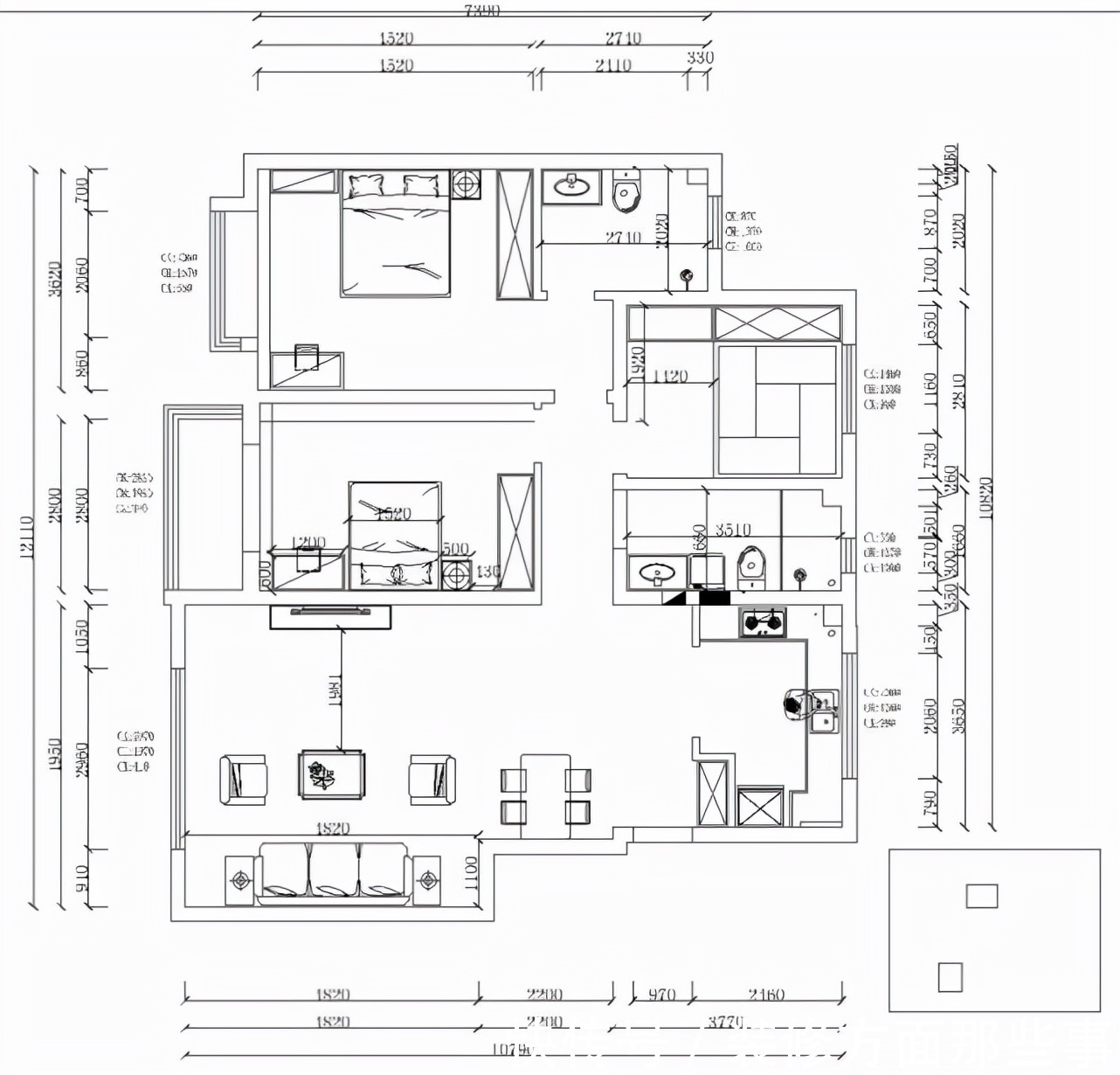 简约风|135平简约风三居室,是永恒、纯粹且有力的一个存在