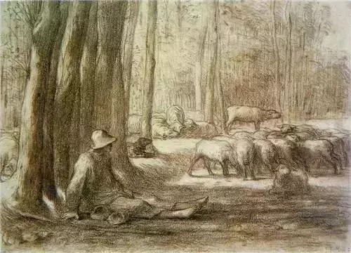 保罗·德拉罗什&法国画家 | 米勒最美素描