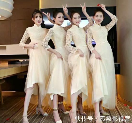 伴娘|全网最美伴娘团,秀出“萝莉腿”后,网友:羡慕伴郎团