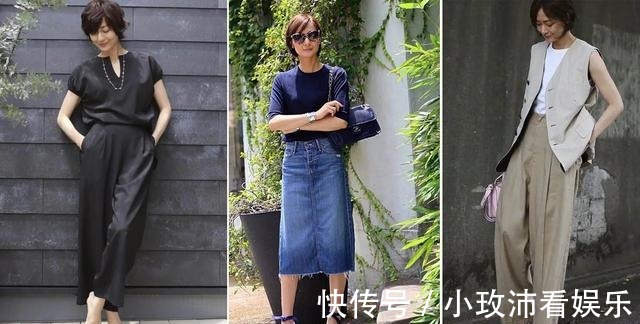 品质感|中年女人穿衣讲“品质”,实穿又好搭的穿搭模板,请看富冈佳子