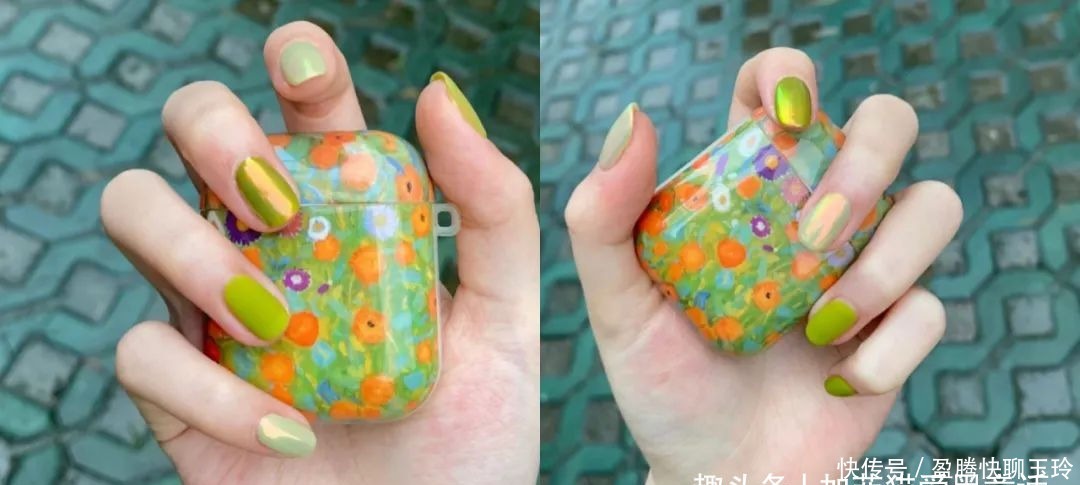 打底|夏日清爽的极光甲,干净配色,款式百搭又小清新!