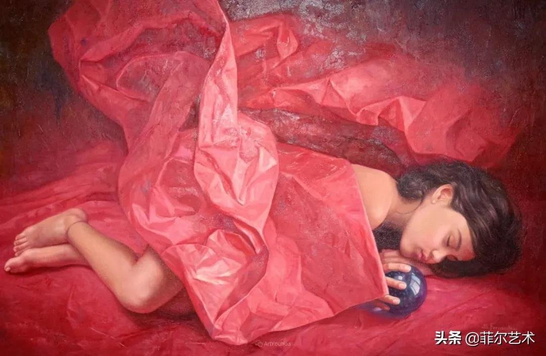 女画家@女画家索莱达·费尔南德斯画笔下的女子人物沉稳自然,美丽优雅