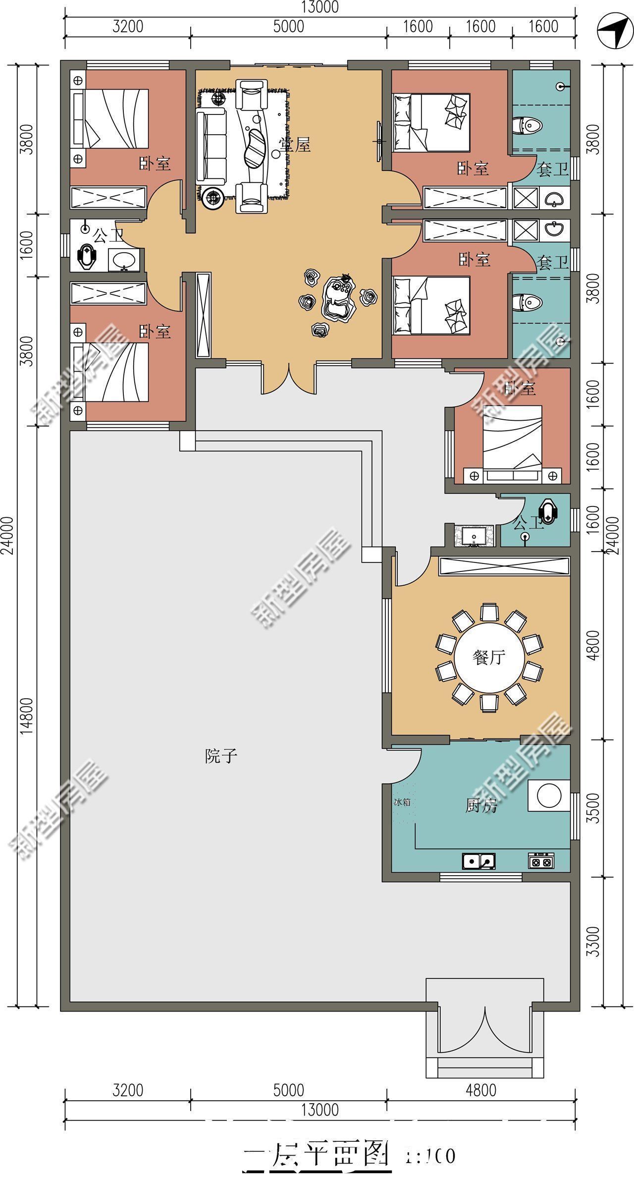 占地|8套中式别墅合集:我理想的农村养老住宅,还得是中式