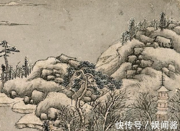 画家&画家名气不大,作品可圈可点,刘原起绘《冬日访友》