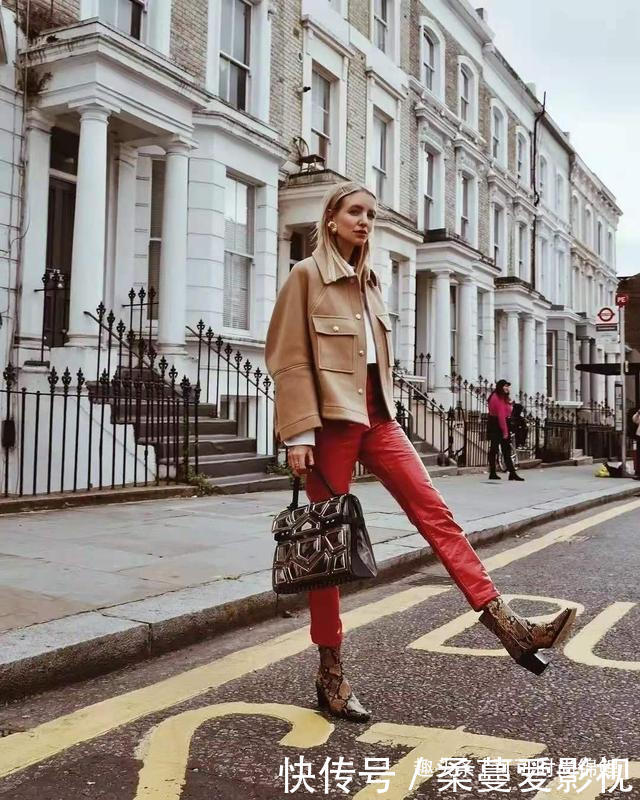 160身高以下的女人赚到了,穿“短靴+九分裤”凹造型,真是美绝了