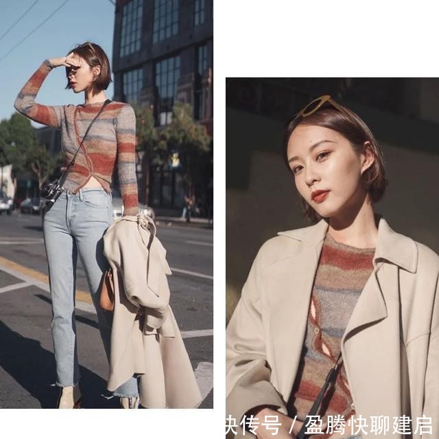 厚毛衣+裙子,毛衣+裤子,冬天就该这么穿,洋气炸了!
