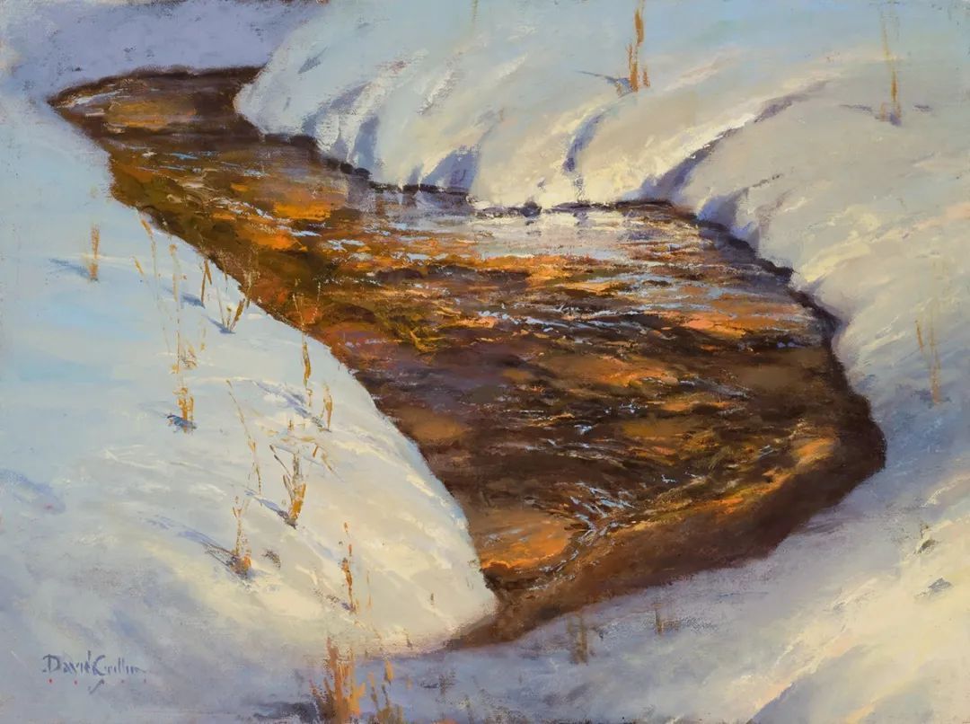 德克萨斯州#大卫·格里芬的风景油画高清图,放大看,更迷人