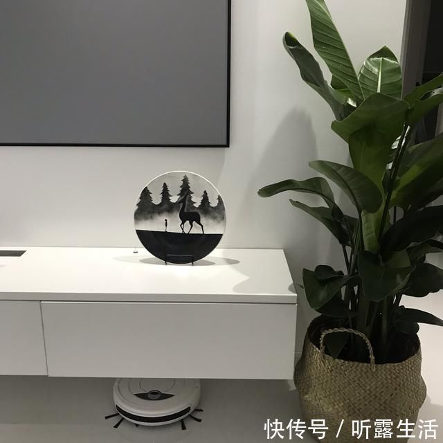 电视柜|我的家终于毕业了,就喜欢这样白的装修,进门就能马上被迷住