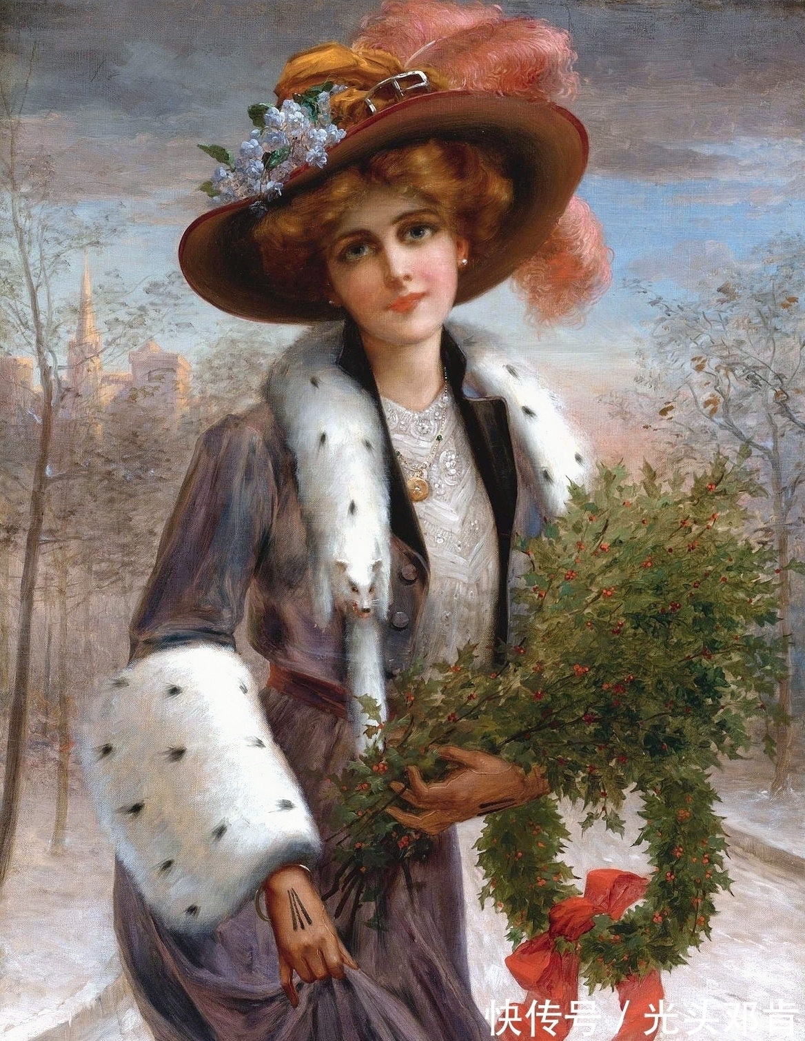 弗农&他最擅长画美女,埃米尔·弗农Emile Vernon油画美女作品鉴赏