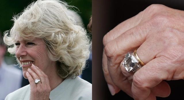 蓝宝石!戴安娜婚戒平淡无奇,卡米拉婚戒是无价之宝,查尔斯送礼太偏心了
