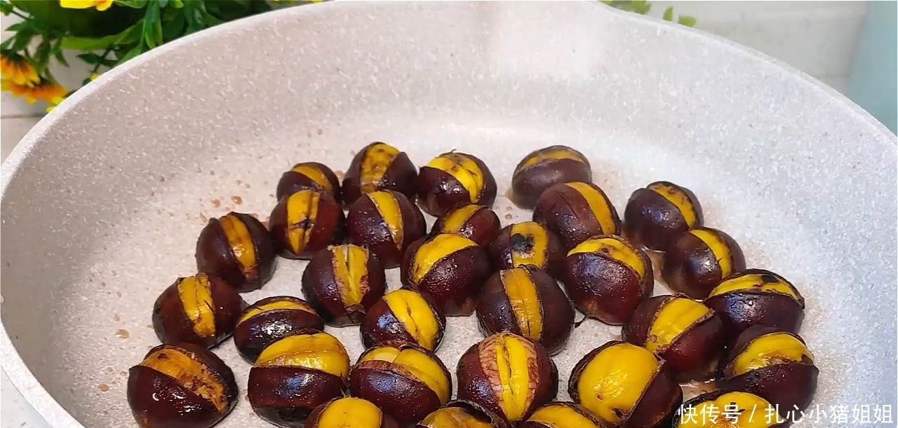 开关|今天才知道,栗子有个小开关,轻轻一按就掉壳,这个方法太棒了