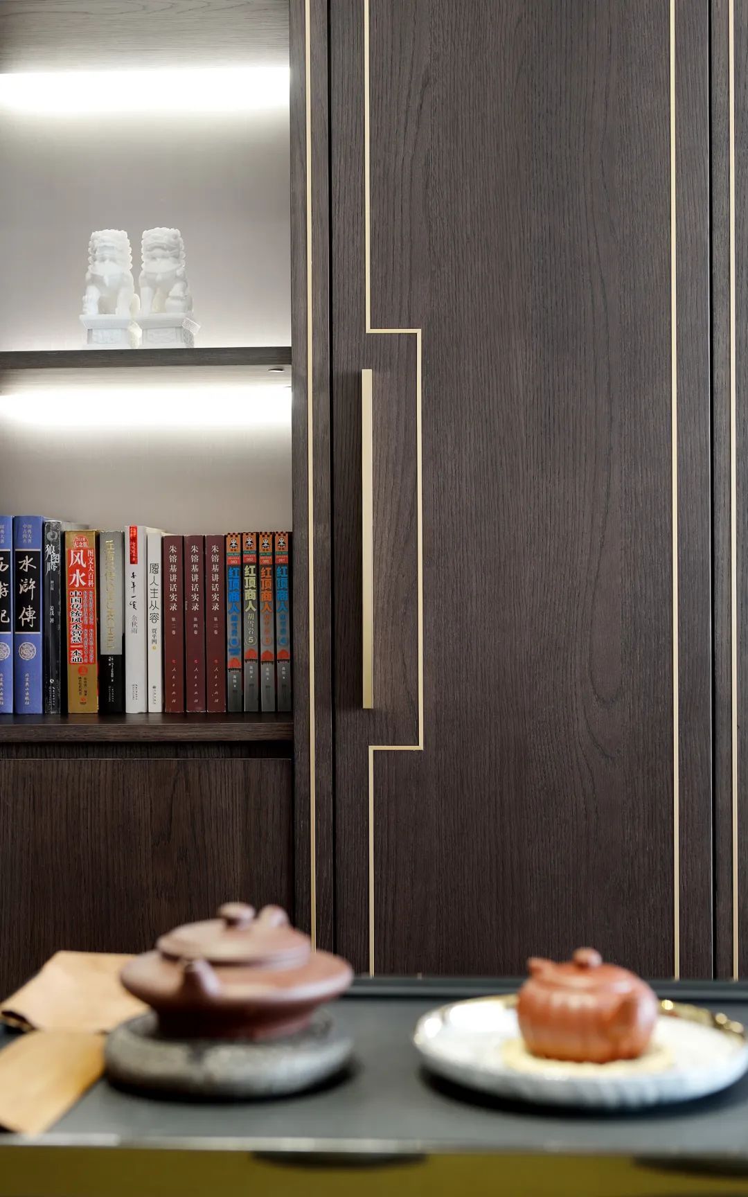 布置|210㎡新中式，现代简雅舒适，中式端庄布置，营造禅意气质