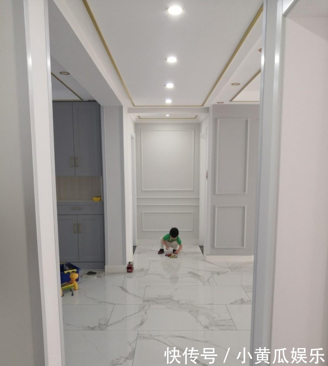 完工|140平新房,历时四个月完工,全屋铺贴瓷砖,还没家具就很漂亮