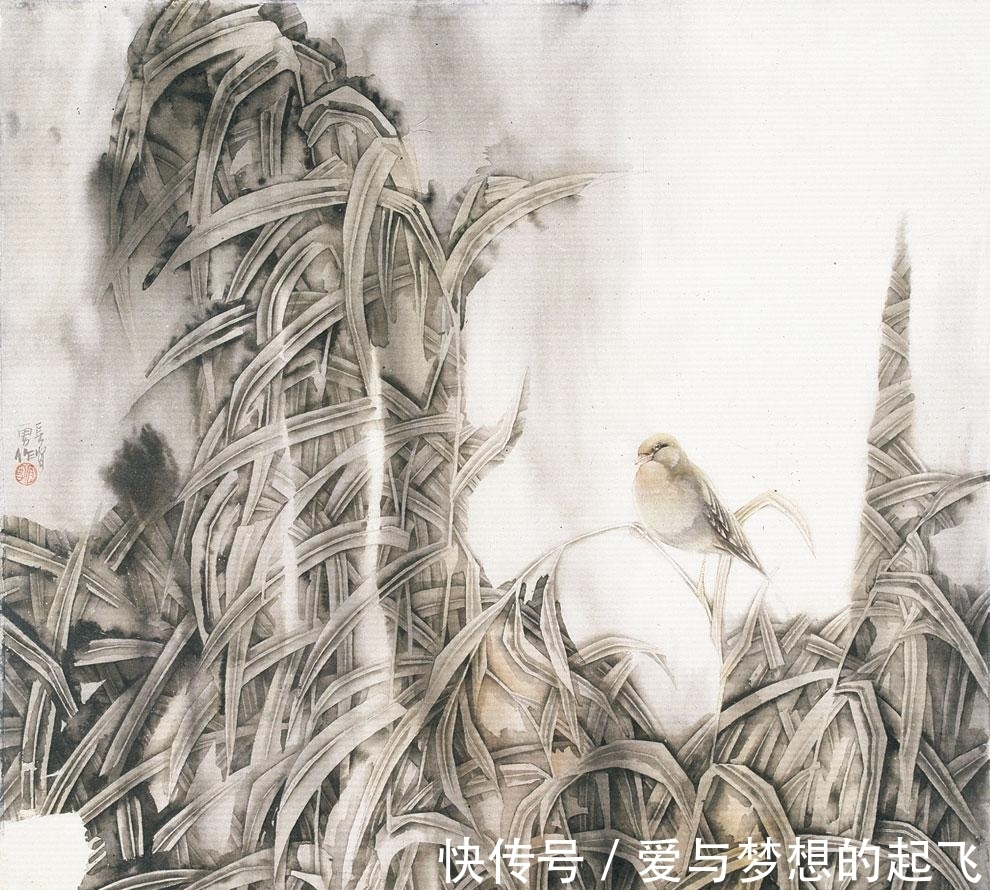 国画系!他是国家画院教授,画作清雅脱俗,有迷幻般的境界