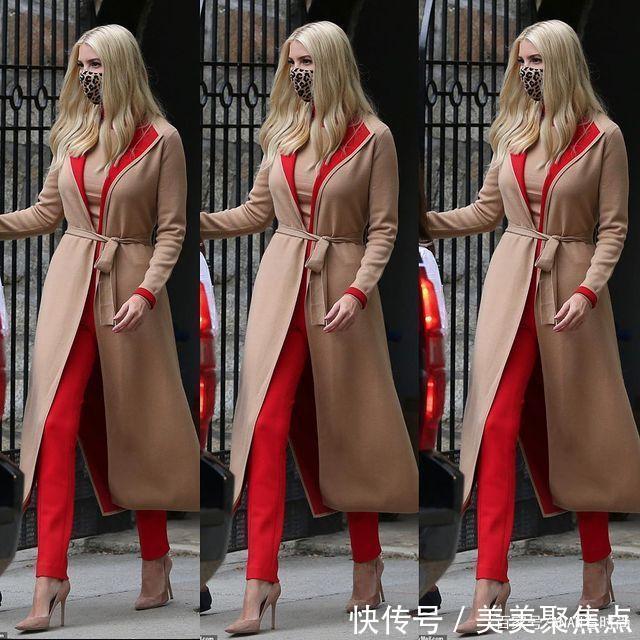 经典|伊万卡秋冬经典大衣穿搭驼色系温柔大气,富家千金既视感!