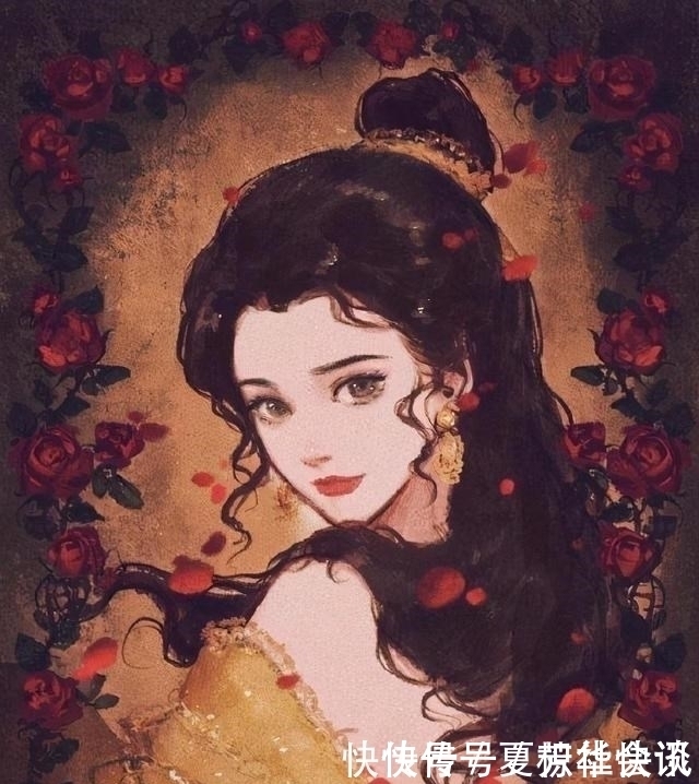古风|这才是古风美女花木兰,迪士尼公主们在这位美女画师笔下美哭了