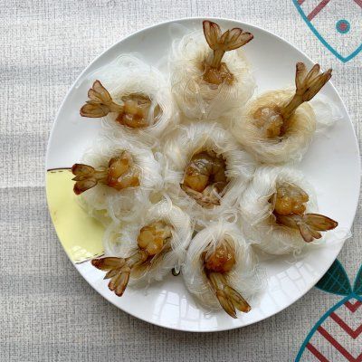 凤尾虾|暖冬这道蒸蒸日上（蒜蓉粉丝凤尾虾），暖胃暖身又暖心