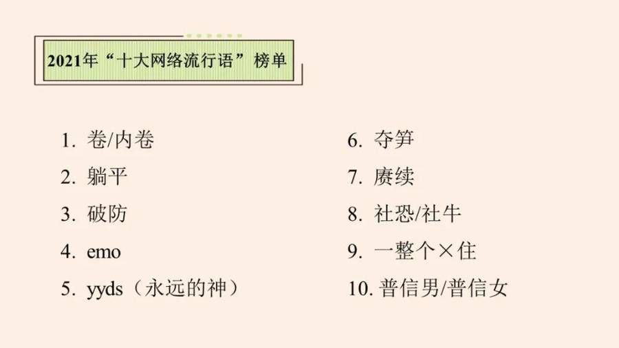 词汇|年度汉语热词盘点纷纷揭晓，汉语生命力年年旺盛