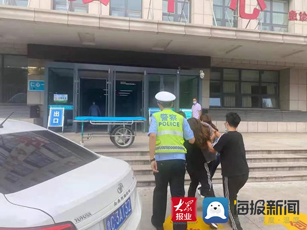 孙永乐|博兴县公安局交警大队护送群众及时就医