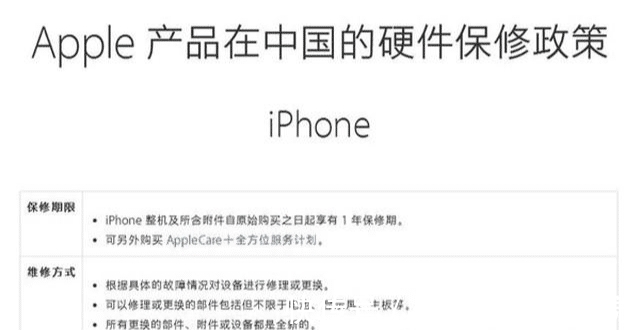 保修期|全世界的iPhone都可以免费换新，为什么现在中国却不行？