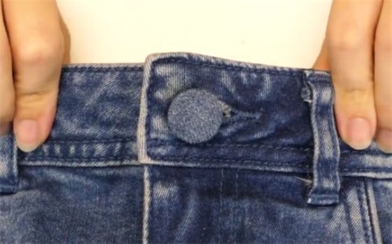 牛仔裤扣子掉了不要扔，30年老裁缝教我一招，比原来更漂亮更牢固