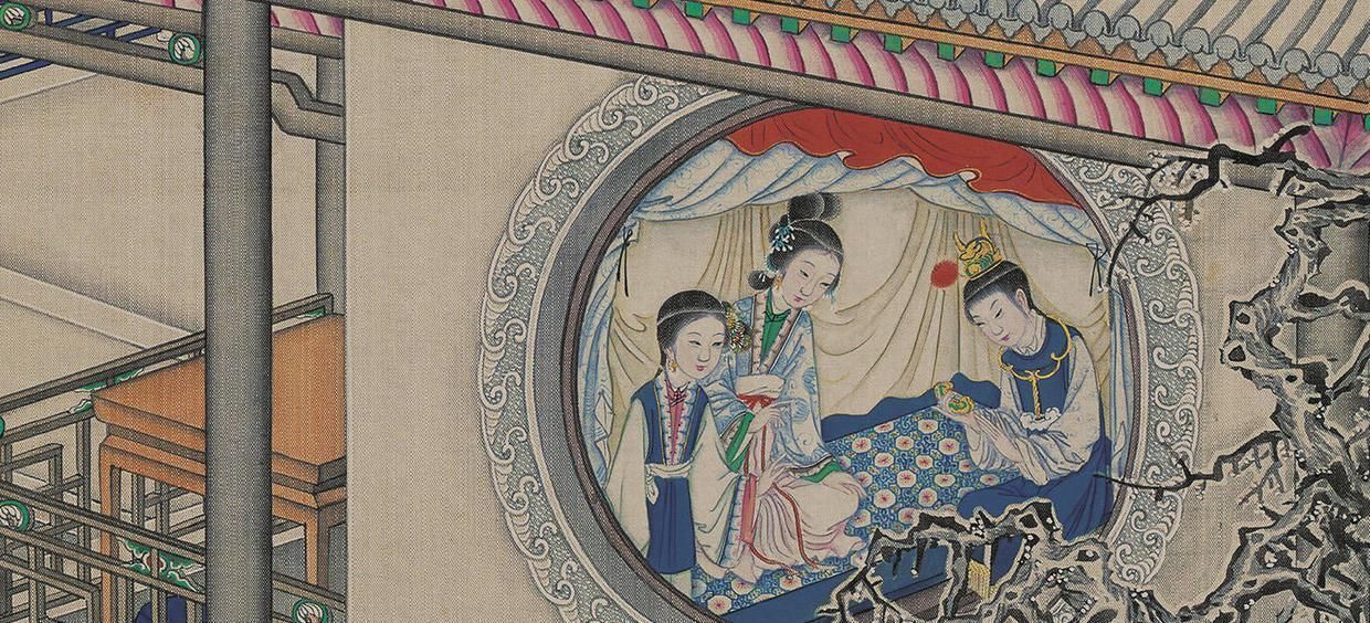 大观园!查抄大观园时,晴雯的秘密被暴露在众目睽睽之下,使她生无可恋