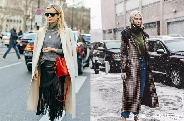 性感|高领毛衣的3种“高级化”搭配,显瘦时髦,性感又有女人味!