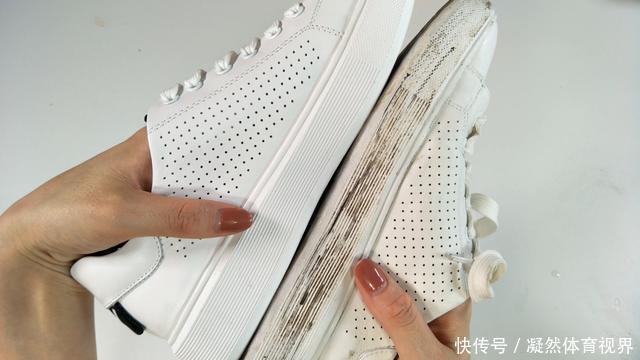 鞋子|白鞋变脏了别用水擦，教你不用一滴水，擦完鞋边像新的一样