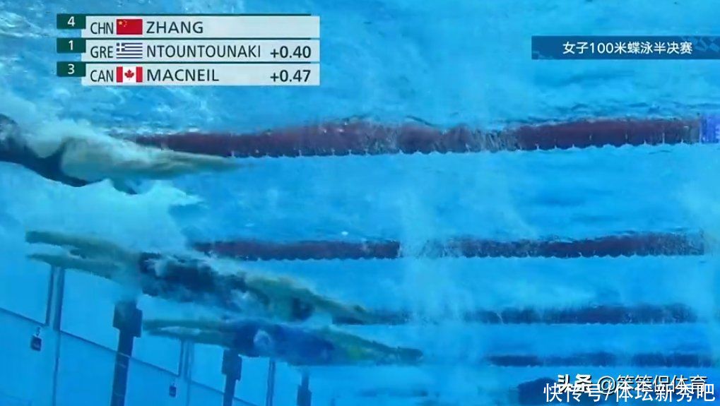蝶泳|女子100米蝶泳！张雨霏半决赛55.89排名第一，美国奥运首金到手