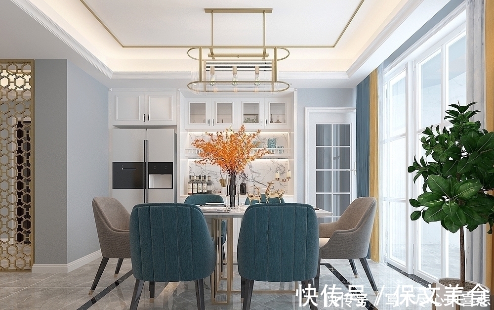 美式|125平美式风格,现代与美式的碰撞,时尚轻奢齐头并进,太迷人了