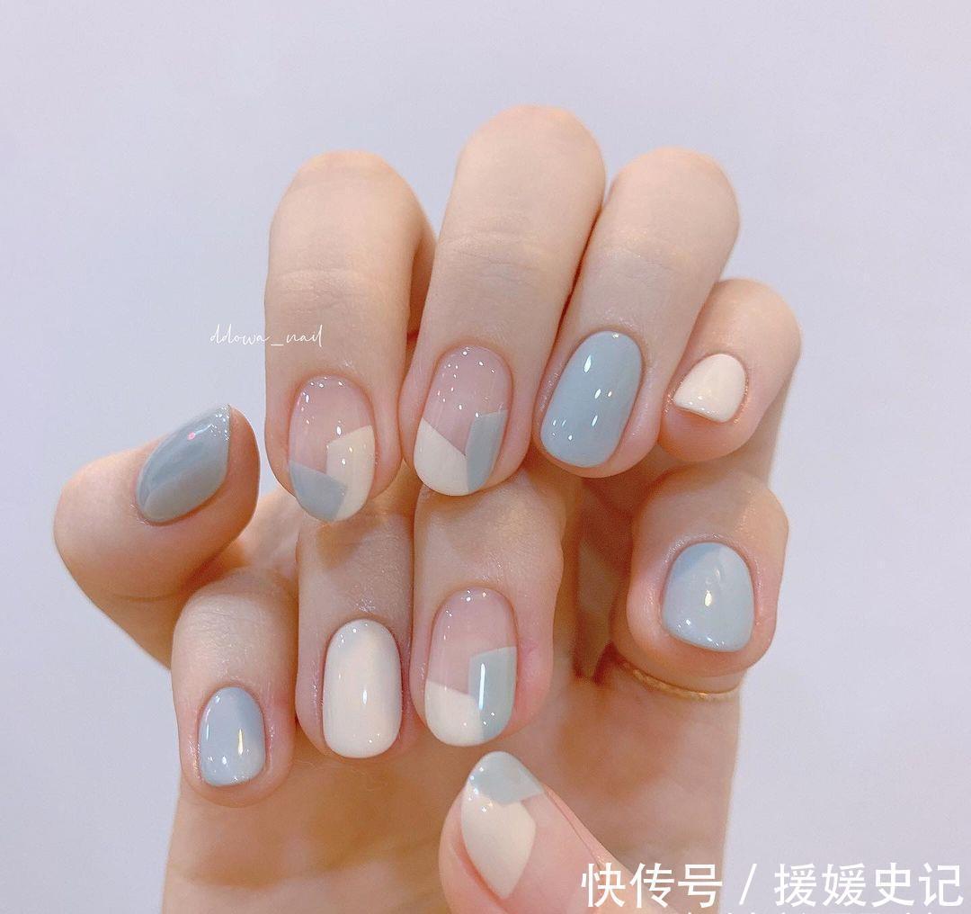 夏日|指甲也要清凉一下!2021「夏日美甲」图鉴,显白温柔款式都在这!