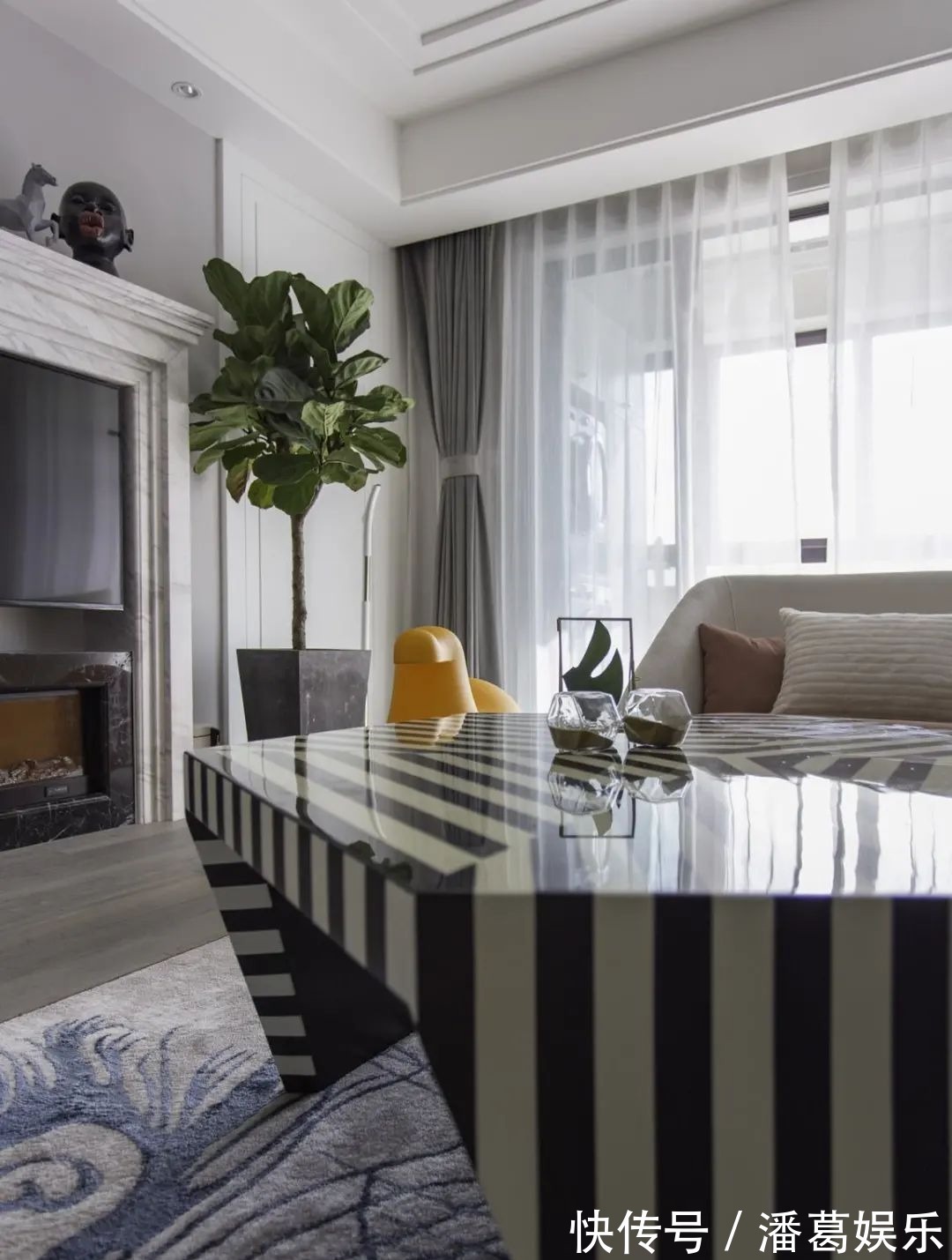 情趣|180㎡浪漫小窝,蓝与粉、灰与白,优雅情趣,轻松舒适