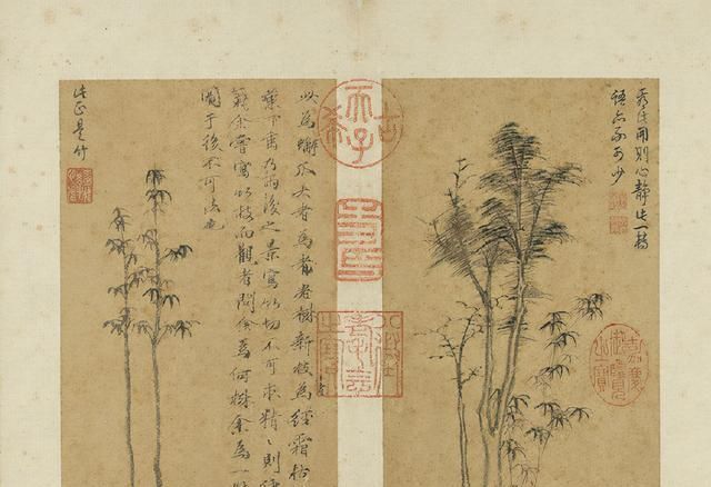 珍藏&700年前的一张古画谱,被乾隆独自珍藏,寥寥几笔却甚为可贵