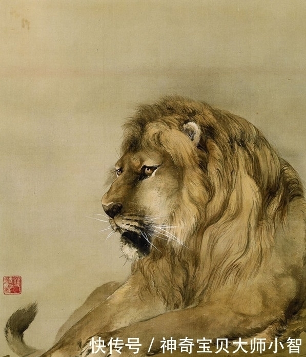 狮虎&何香凝笔下的狮虎图不输刘继卣,不愧是中国美术家协会主席
