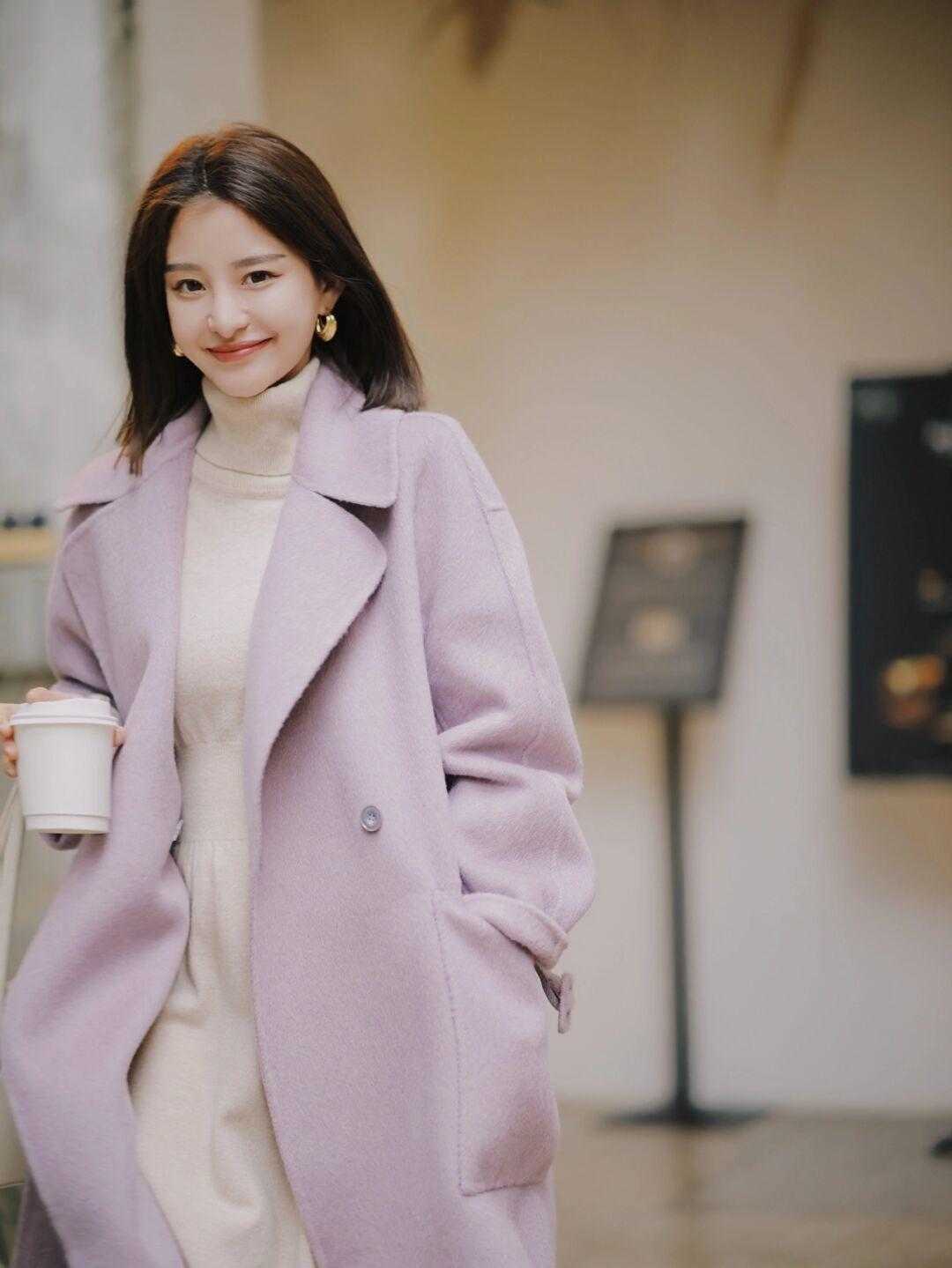 领口|见过世面的女人入冬都穿“毛呢大衣”,温柔保暖还有范儿,看看怎么搭吧!