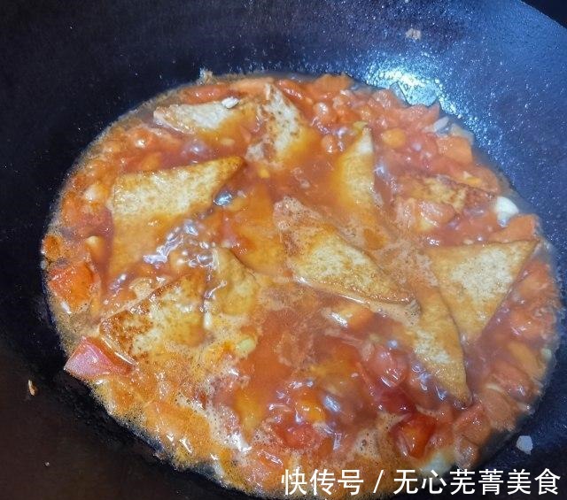 番茄烧豆腐,豆腐这样吃,给肉都不换!