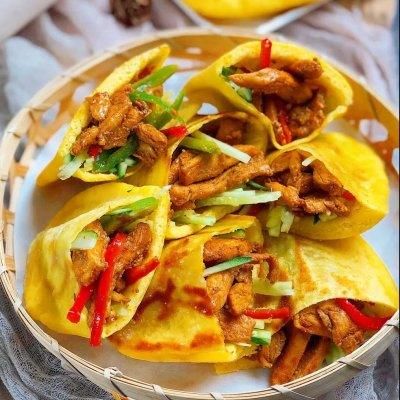 玉米面口袋饼就要这样做，10分钟学会，赶快收藏吧！